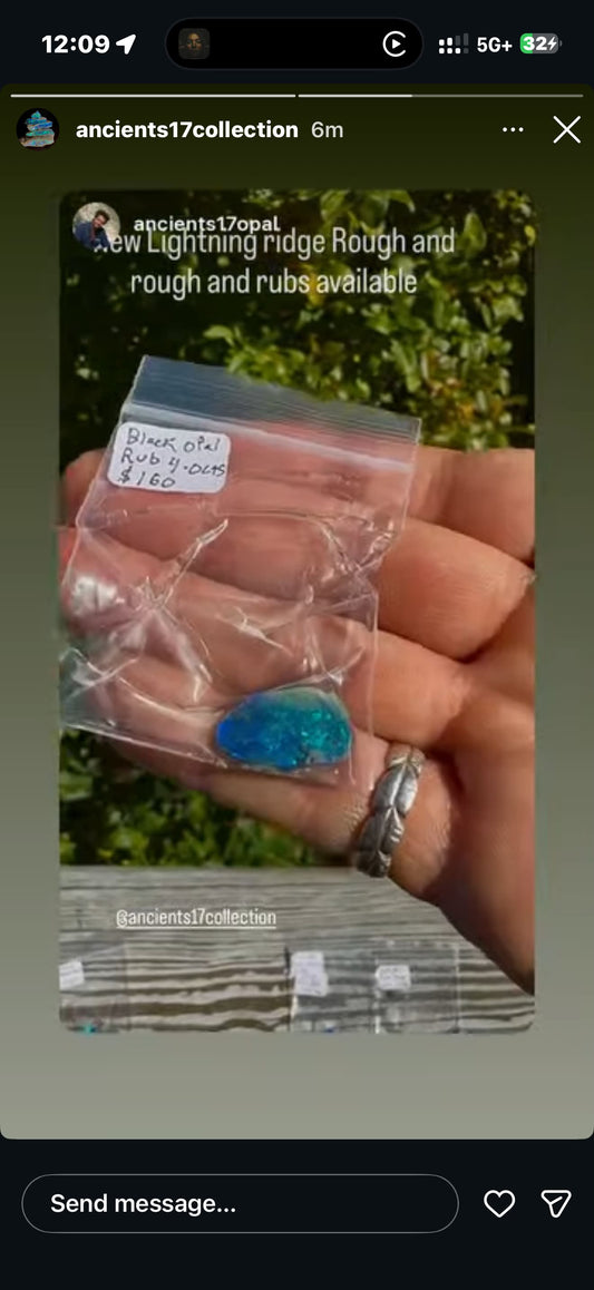 Black Opal Parcel For Angelica Beker