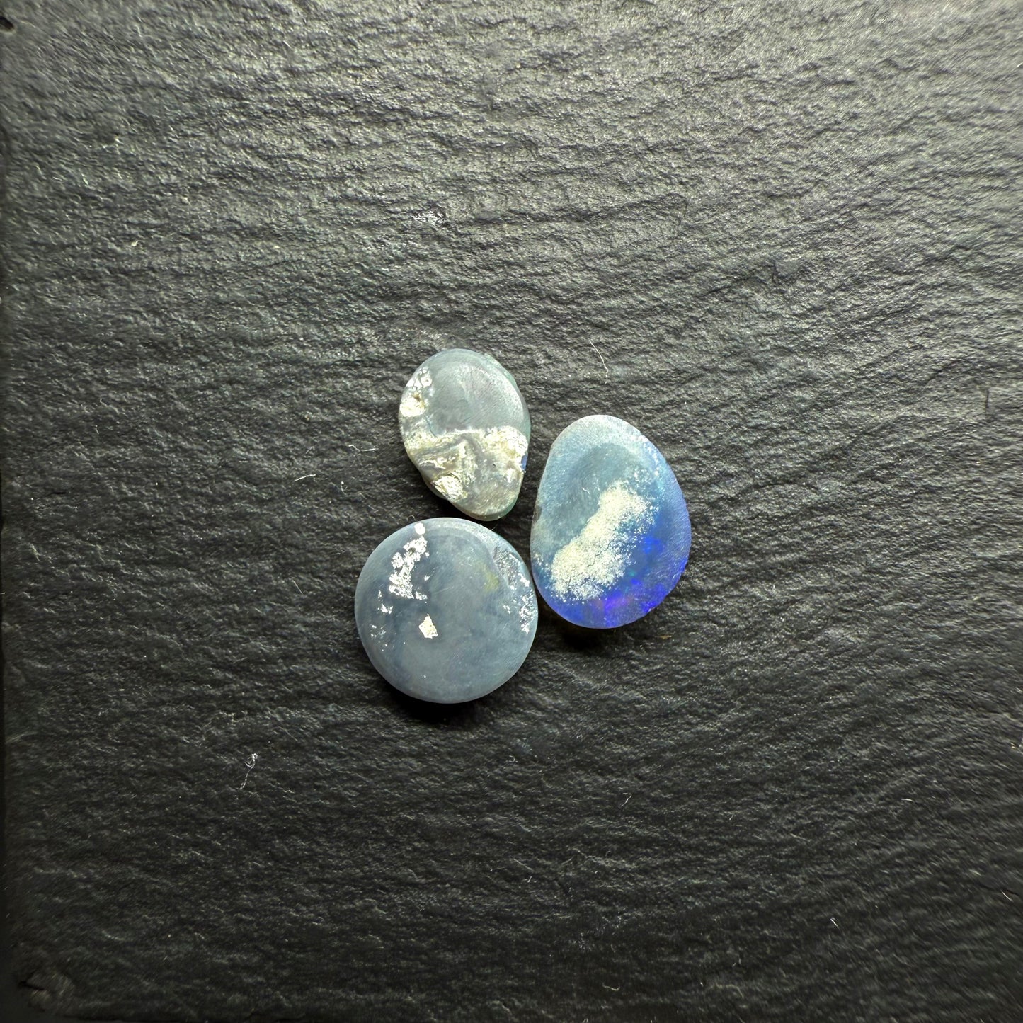 BUNDLE (price for parcel) Black Opals With Rich Blues And Greens