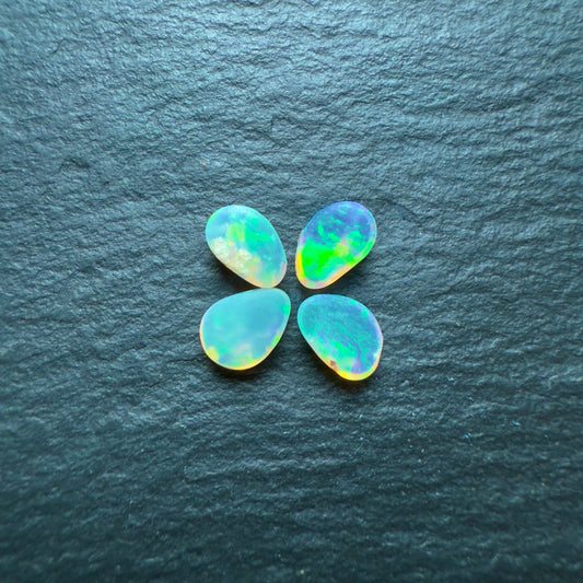 BUNDLE (price for parcel) Small Freeform Crystal Opals With Bright colors And Depth