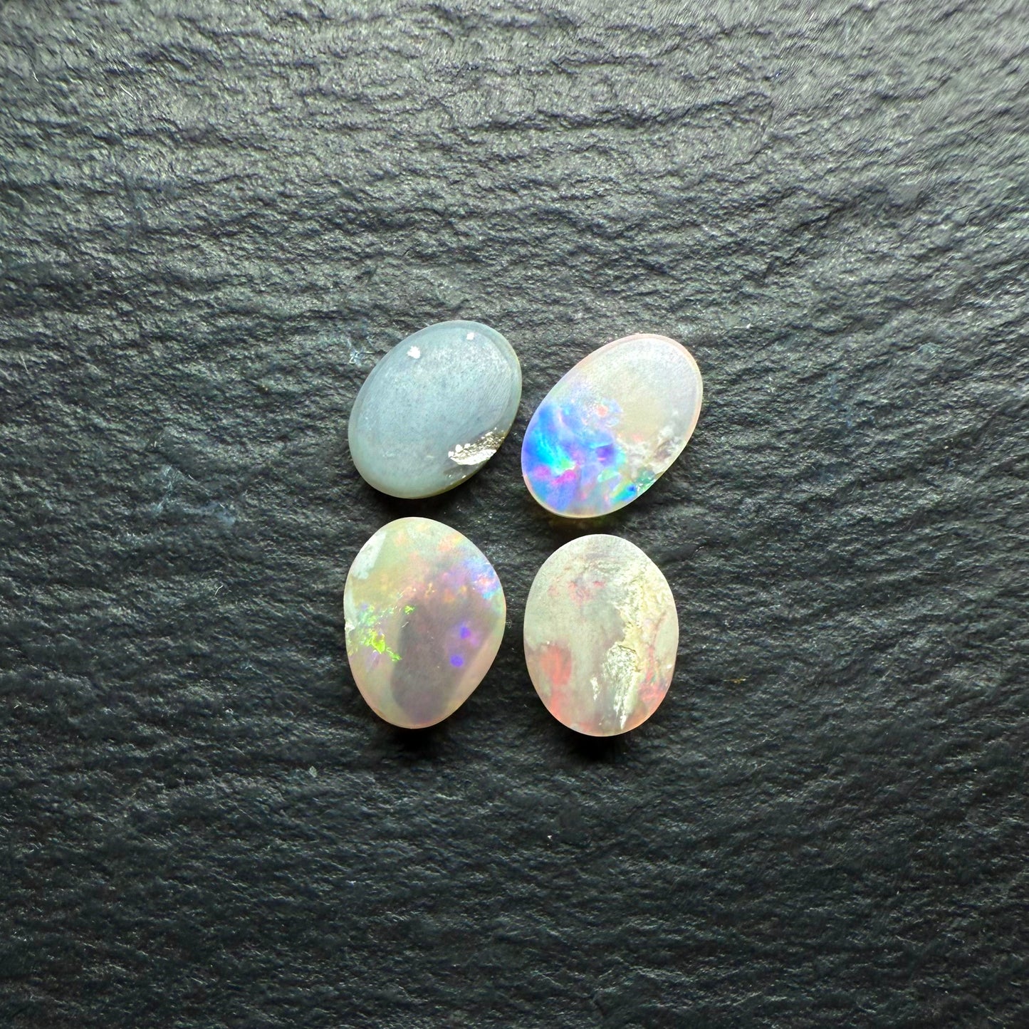 BUNDLE (price for parcel) Small Dark Opals With Lovely Sunset Color Palettes And Mixed Patterns