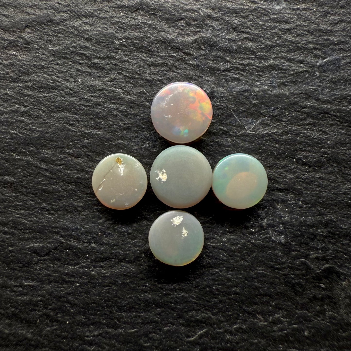 BUNDLE (price for parcel) Dark Opals Rounds With Assorted Color Palettes