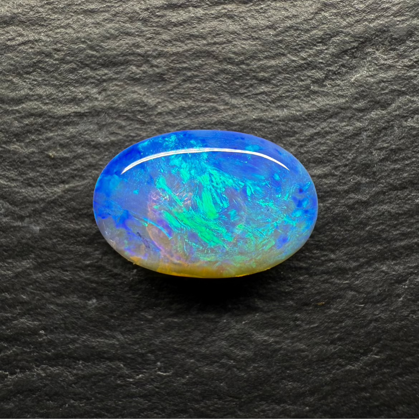 2.89ct Gem Crystal Opal With Minty Blue-Greens And Lots Of Depth