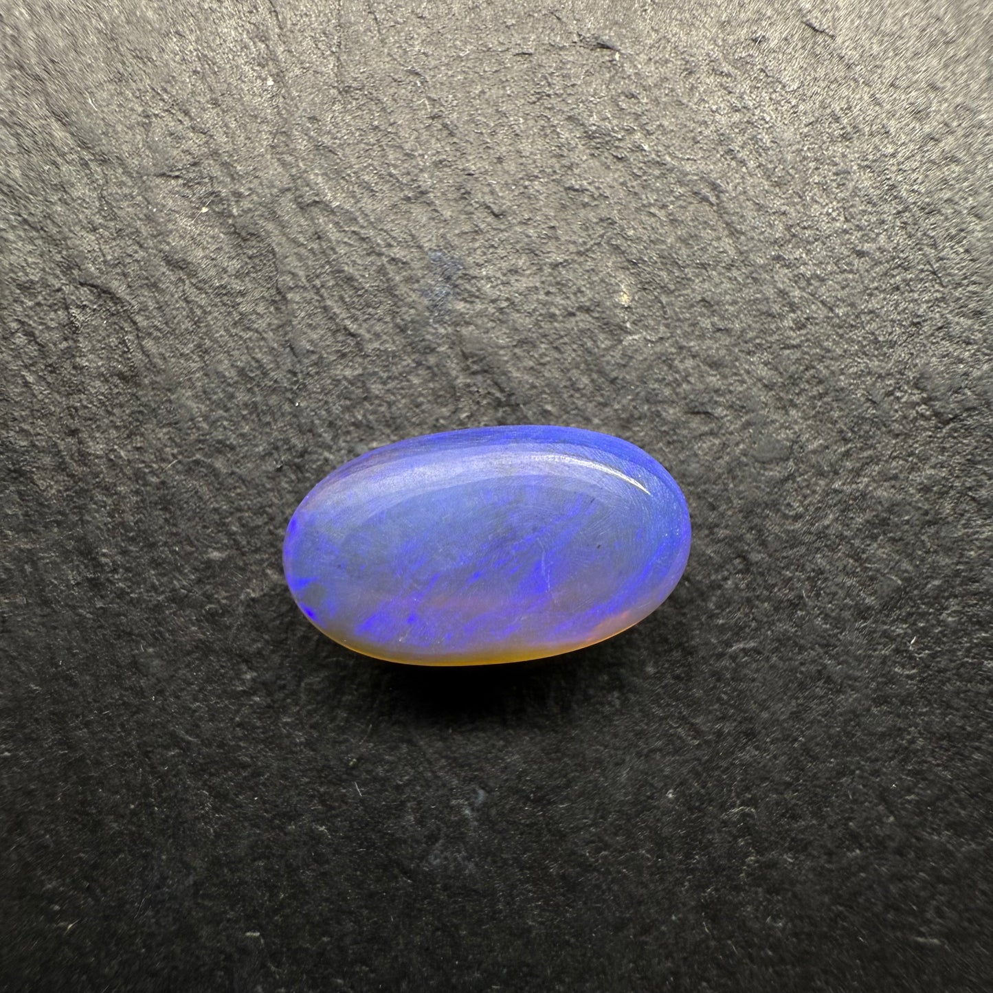2.97ct Crystal Opal With Violet Color Play And A High Dome
