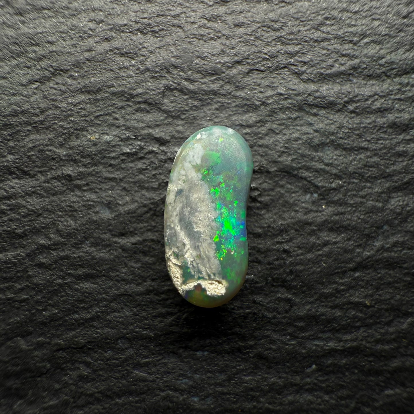 1.08ct Top Gem Black Opal, This Stone Has All The Colors, With A Lovely Blocky Pattern And Lots Of Depth