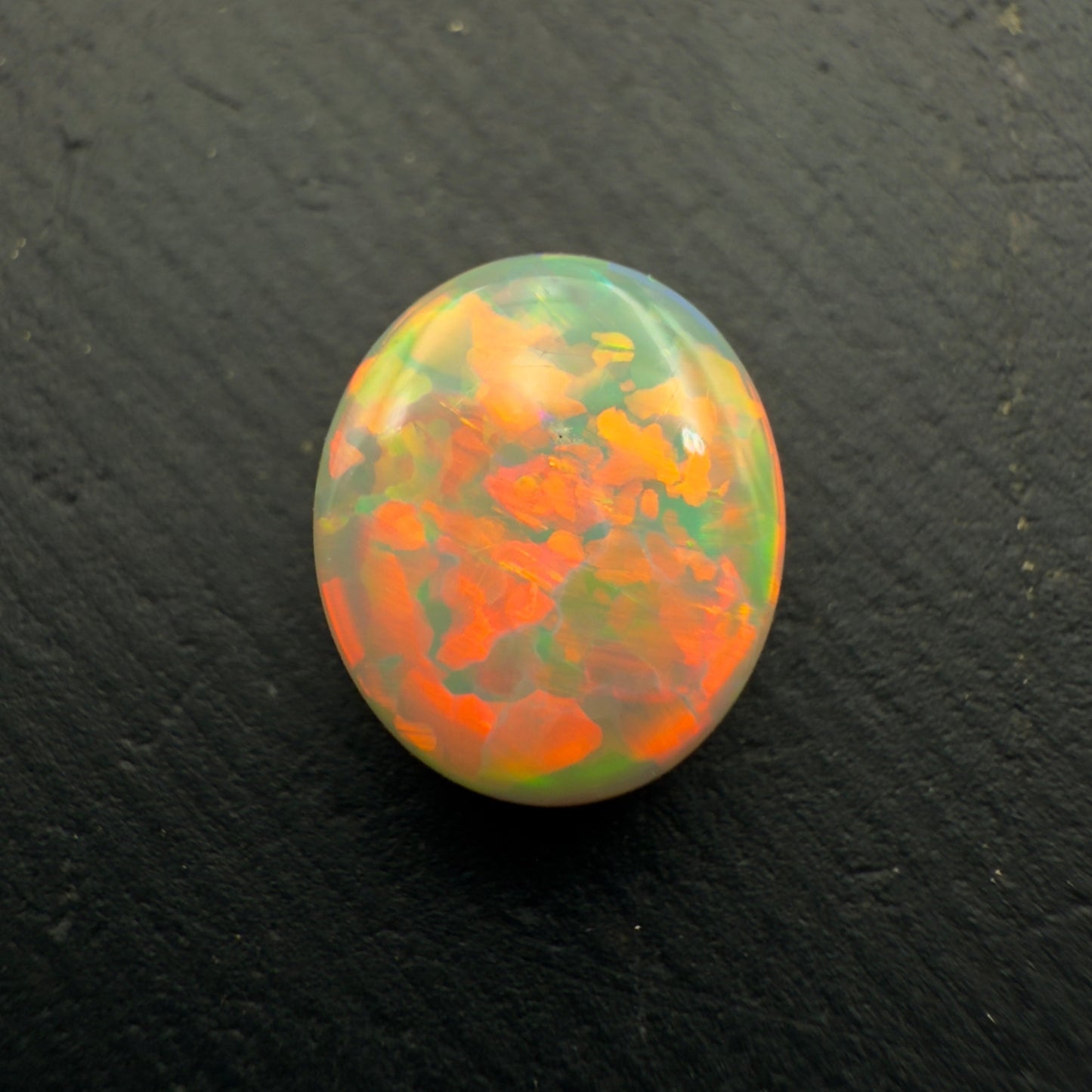 1.91ct Top Quality Dark Opal With Vivid Pink-Green Floral pattern