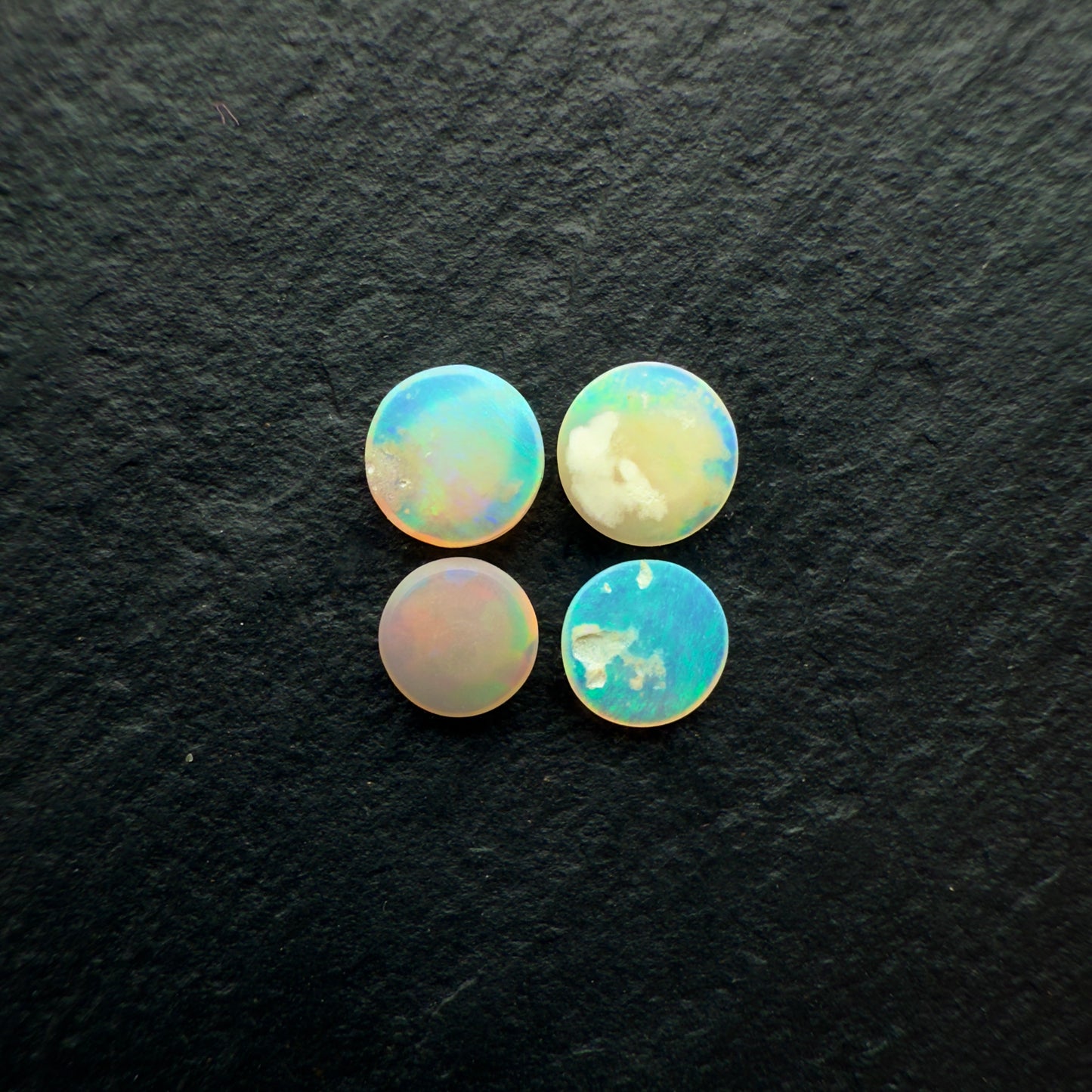 1.19ct Bundle (Price For Parcel) Assorted Round Crystal Opals