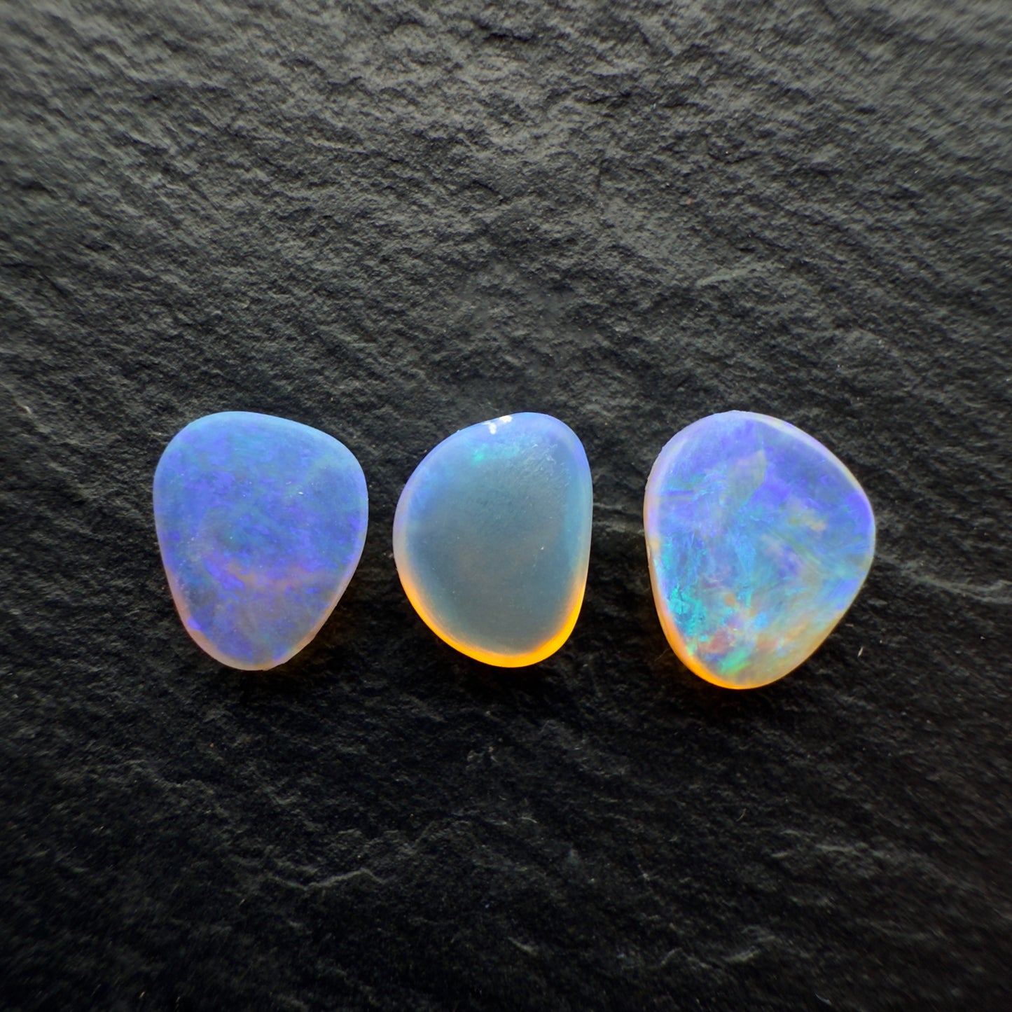 1.76ct BUNDLE (Price For Parcel) Small Crystal opals With Pastel Blues And Greens