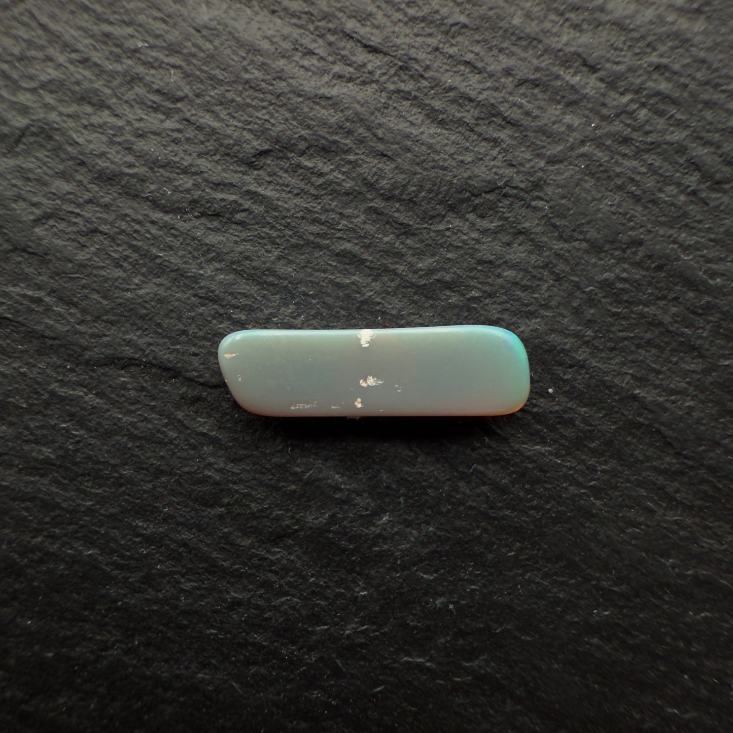 1.27ct Opal Bar With A Lovely Green-Gold Floral Pattern