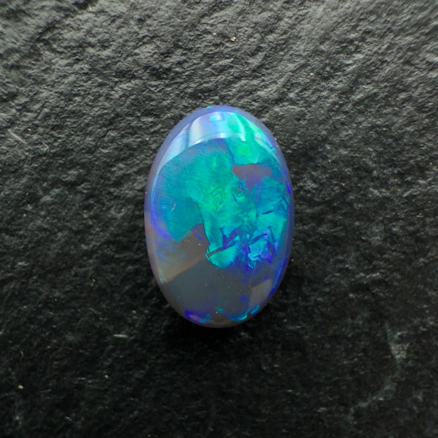 0.77ct Dark Opal With a Lovely Blue-Green Color palette