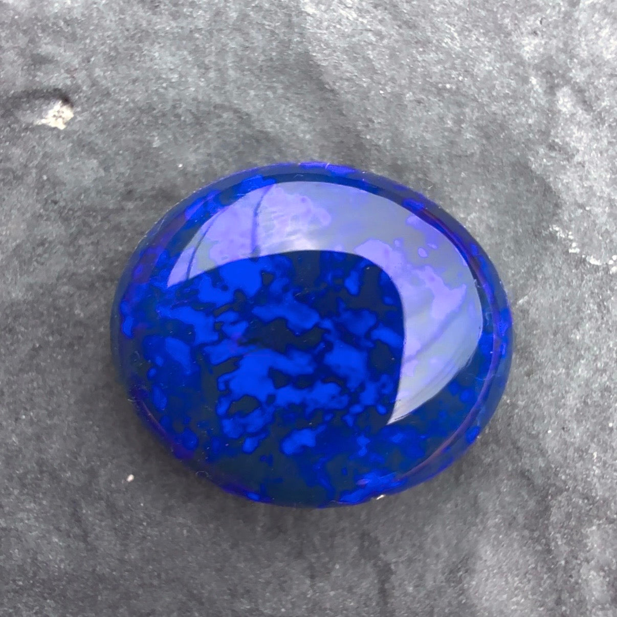 2.83cts Affordable Black Opal With A Deep Blue Palette