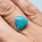 3.6cts teal pallet Black opal with a striated moss pattern