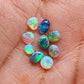 Assorted micro gem opals