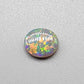 0.80ct Black Opal with multi colored floral pattern