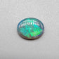 1.6cts Dark Opal with a teal color pallet and a blocky broad flash pattern.