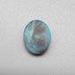 1.6cts Dark Opal with a teal color pallet and a blocky broad flash pattern.