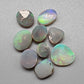 Assorted selection of Dark opals with vivid color play