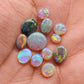 Assorted Crystal, Semi Black and Black Opals