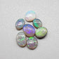 assortment crystal, dark opals