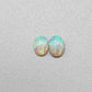 0.55cts  Crystal opal pair