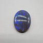 Large 11.40cts black Crystal opal  with a dark blue color palette