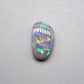 3cts Dark Opal with flagstone pattern and pastel color palette