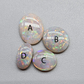 Assorted Dark opals with pastel color palettes