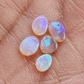 BUNDLE- Set of 5 Crystal opals with light water like colors