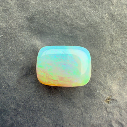 1.18cts Affordable Crystal Opal With A Blue Green Play Of Color, From Lightning Ridge Australia