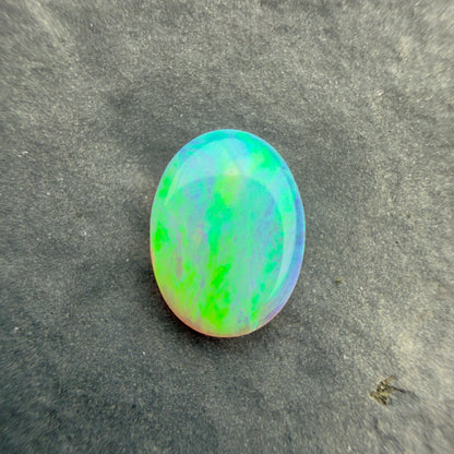 0.83cts Affordable Crystal Opal With A Blue Green Play Of Color, From Lightning Ridge Australia