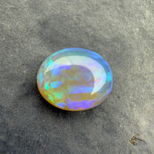 1.23cts Affordable Crystal Opal With A Blue Green Play Of Color, From Lightning Ridge Australia