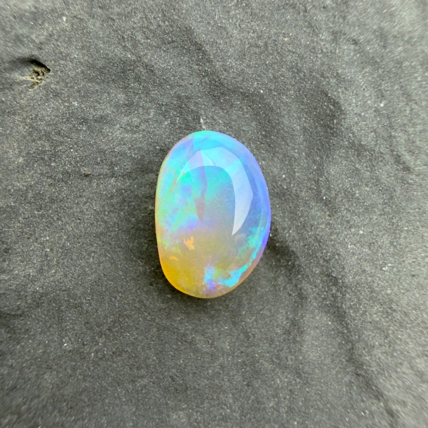 0.89cts Affordable Crystal Opal With A Blue Green Play Of Color, From Lightning Ridge Australia