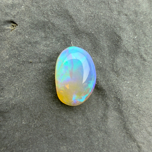 0.89cts Affordable Crystal Opal With A Blue Green Play Of Color, From Lightning Ridge Australia