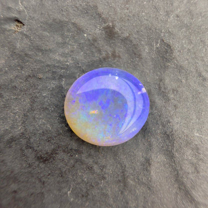 0.91cts Affordable Crystal Opal With A Purple Blue Play Of Color, From Lightning Ridge Australia