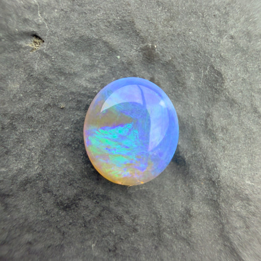 1.07cts Affordable Crystal Opal With A Green Blue Play Of Color, From Lightning Ridge Australia