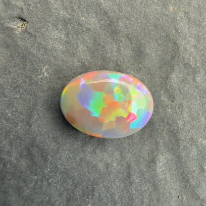 0.96cts Affordable Dark Opal With A Red Multicolor Play Of Color, From Lightning Ridge Australia