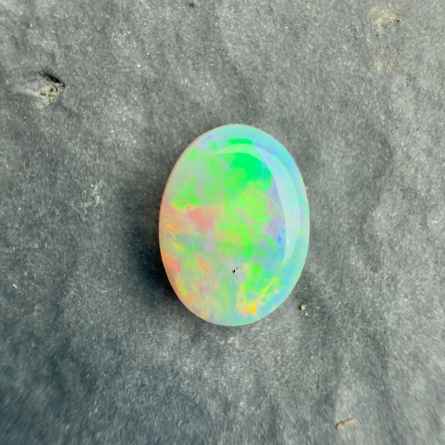 0.93cts Affordable Crystal Opal With A Green, Yellow, Gold Play Of Color, From Lightning Ridge Australia