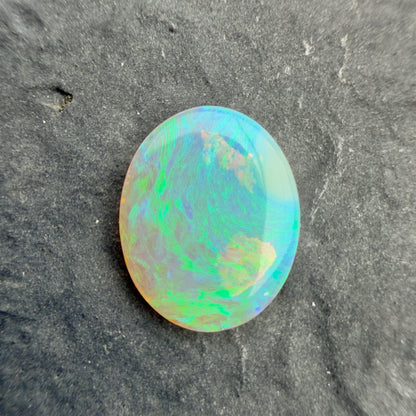 1.43cts Affordable Crystal Opal With A Green Blue Play Of Color, From Lightning Ridge Australia