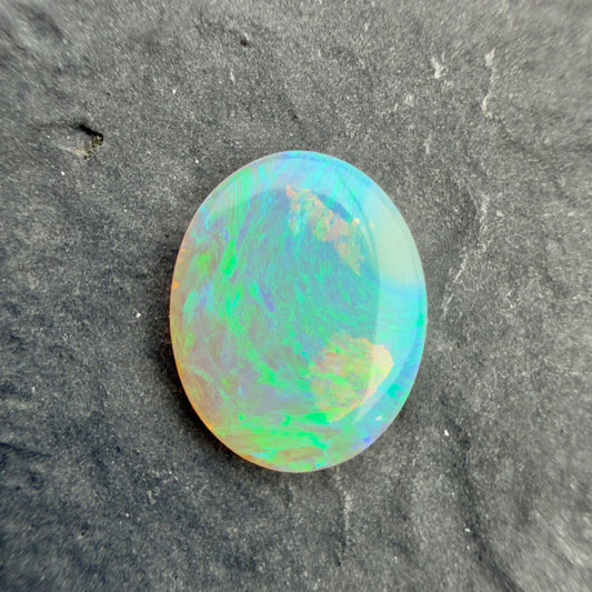 1.43cts Affordable Crystal Opal With A Green Blue Play Of Color, From Lightning Ridge Australia