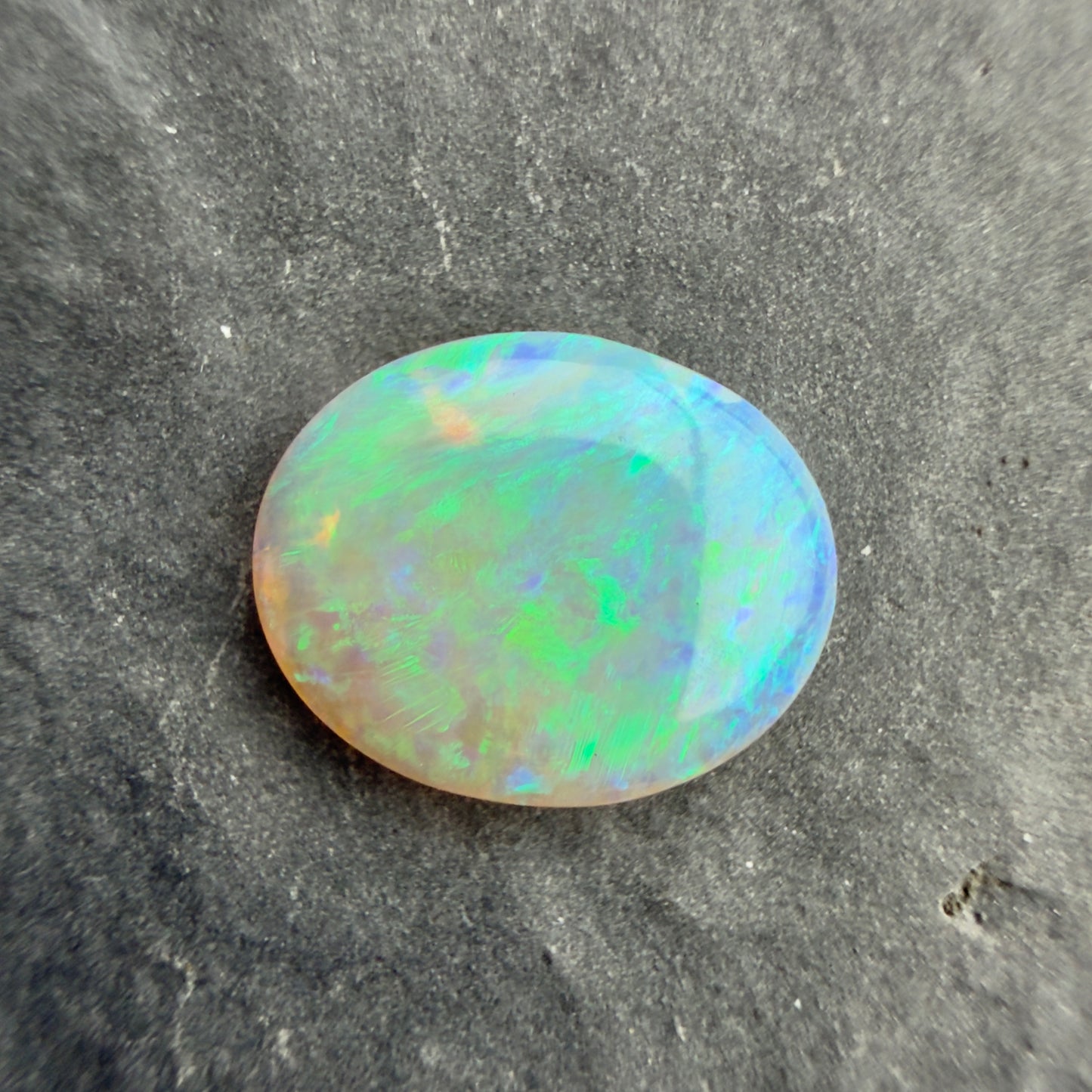 1.15cts Affordable Crystal Opal With A Green Blue Play Of Color, From Lightning Ridge Australia (Copy)