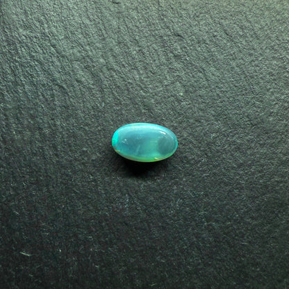Gem Black Opal With Brilliant Green Color Palettes Hits Of Blue And full faced Color 2.95cts