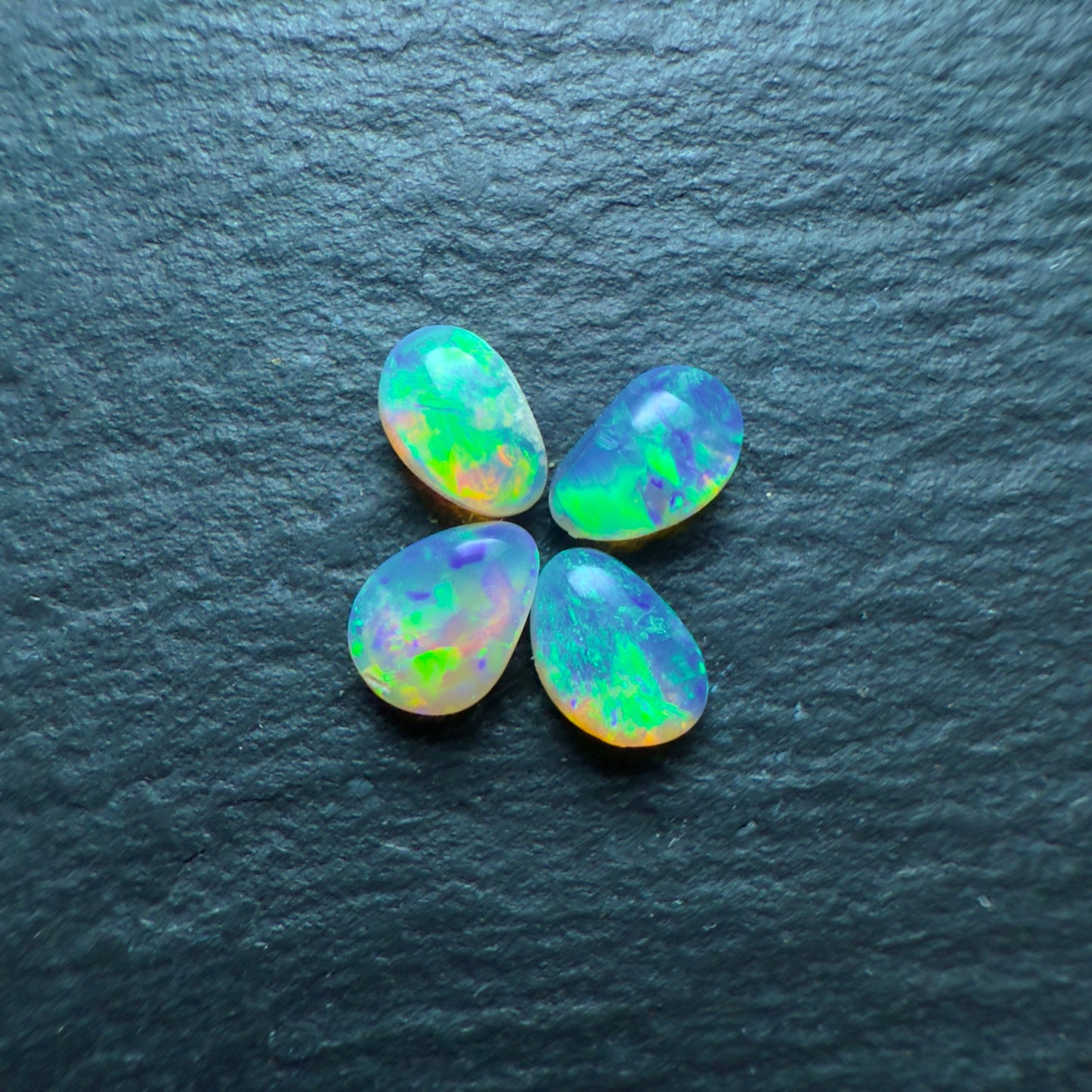 BUNDLE (price for parcel) Small Freeform Crystal Opals With Bright colors And Depth