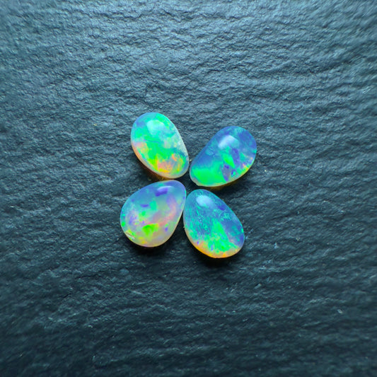 BUNDLE (price for parcel) Small Freeform Crystal Opals With Bright colors And Depth