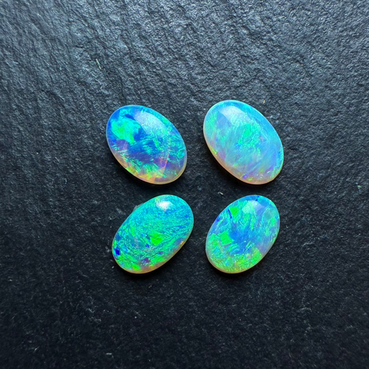 BUNDLE (price for parcel) Crystal Opals With Minty Greens And Blues And mixed Patterns