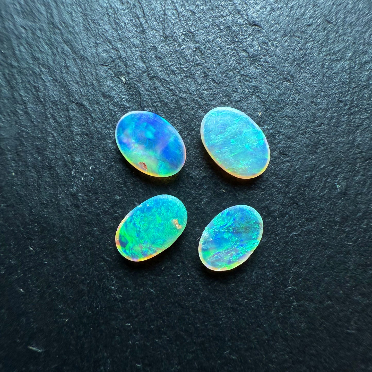 BUNDLE (price for parcel) Crystal Opals With Minty Greens And Blues And mixed Patterns