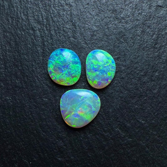 BUNDLE (price for parcel) Freeform Crystal Opals With Bright Colors And Mixed Patterns