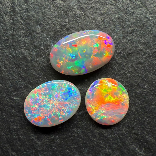 BUNDLE (price for parcel)  Dark Opals With Vivid Sunset Color Palettes And Mixed Patterns
