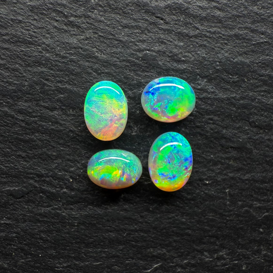 BUNDLE (price for parcel) Small Crystal Opals With Bright Greens And Lots Of Depth