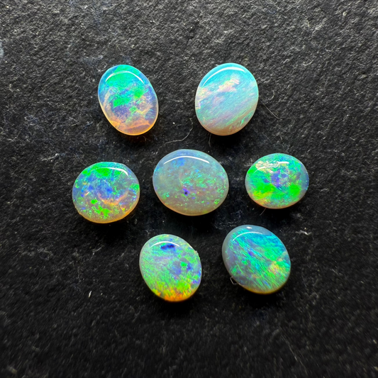BUNDLE (price for parcel) Small Crystal Opals With Minty Green Colors