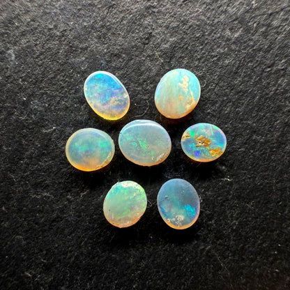 BUNDLE (price for parcel) Small Crystal Opals With Minty Green Colors