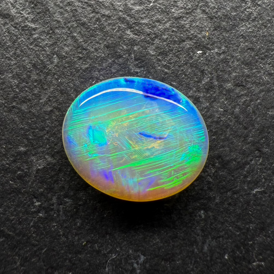 1.9ct Gem Crystal Opal With World Class Chaff pattern And Hints Of Blue
